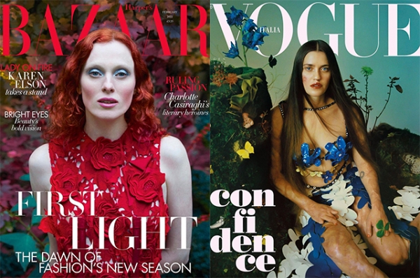 Битва обложек: Harper's Bazaar против Vogue
