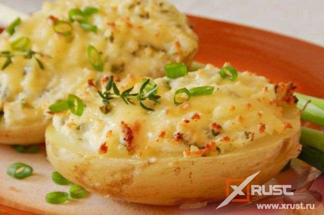 Рецепт на Новый год: Запеченный картофель с сыром