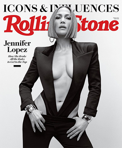 Дженнифер Лопес снялась в новой фотосессии для журнала Rolling Stone